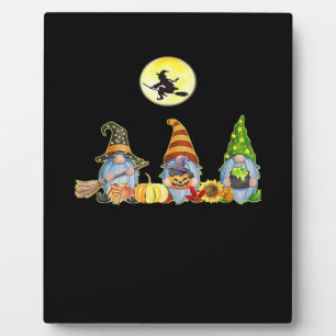 Happy Fall Y’all Niedliche Halloween Gnomes Es ist Fotoplatte