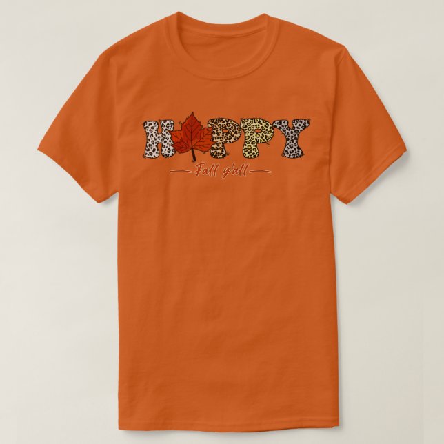 Happy Fall YAll1 T-Shirt (Design vorne)
