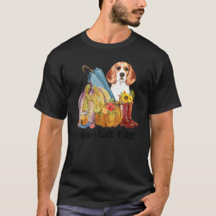 Happy Fall Yall Beagle Hunde Mama Herbst Beagle T-Shirt