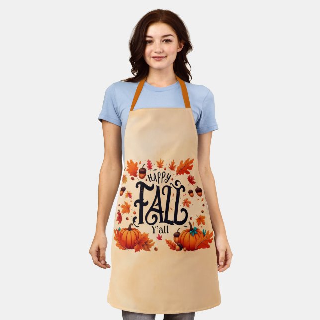 Happy Fall Y'all classic Schürze (Getragen)