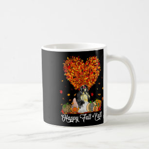 Happy Fall Y'all Funny Shih Tzu Autumn Pumpkins Kaffeetasse
