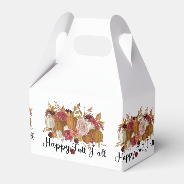 Happy Fall Y'all Geschenkschachtel (Vorderseite)
