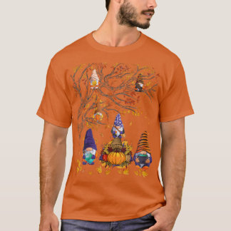 Happy Fall Y'all Gnomes Hexenkürbis Herbst Baum T-Shirt