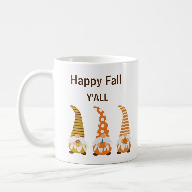 Happy fall y'all gnomes kaffeetasse (Links)