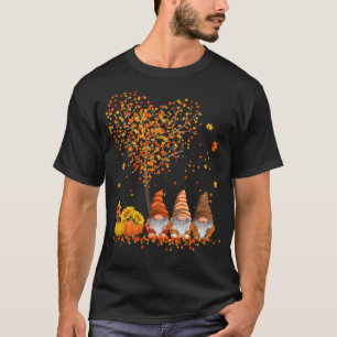 Happy Fall Y'all Gnomes Pumpkin Funny Herbstsonne T-Shirt