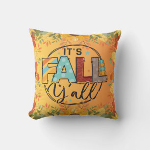 Happy fall ya'll Herbsternte Erntedank Liebe Kissen
