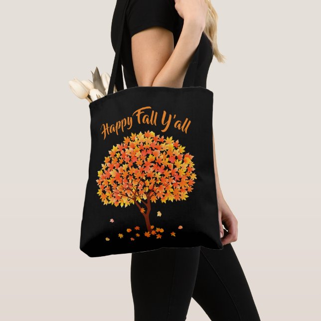 Happy Fall Y'all / Herbstsaison Tote Tag (Von Nahem)