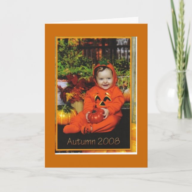 Happy Fall Y'all !!! Karte (Vorderseite)