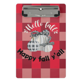 Happy Fall Y'all Mini Klemmbrett