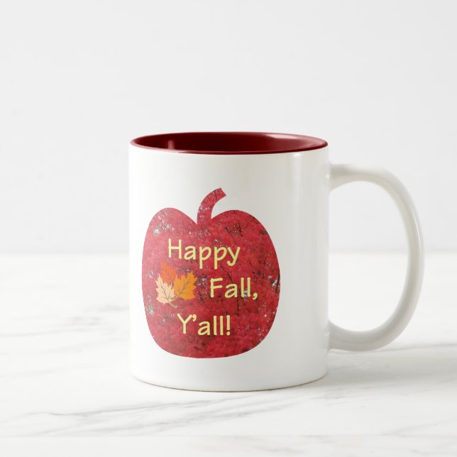 Happy Fall Y'all Pumpkin Tasse (Rechts)