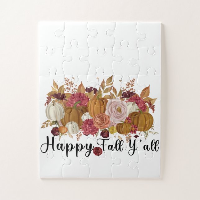 Happy Fall Y'all Puzzle (Vertikal)