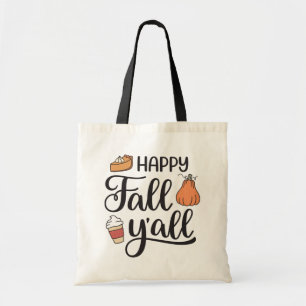Happy Fall Y'all Tragetasche