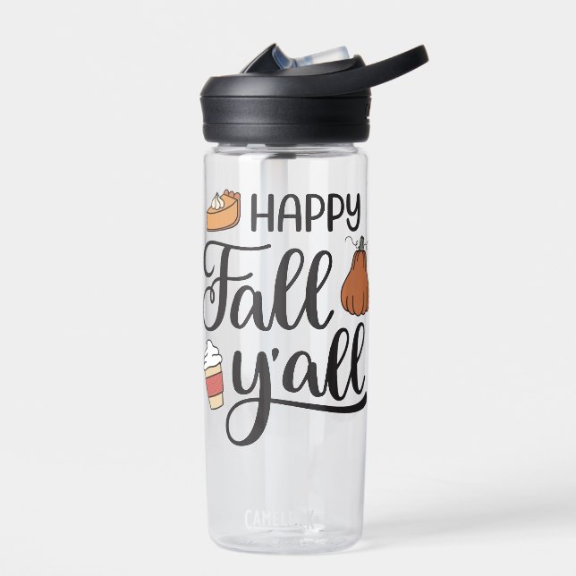 Happy Fall Y'all Trinkflasche (Links)
