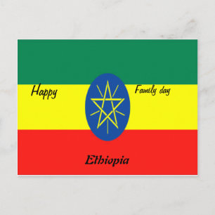 Happy Family Day Ethiopia Postkarten