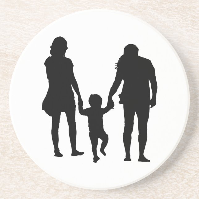 HAPPY FAMILY GETRÄNKEUNTERSETZER (Vorne)