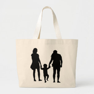 HAPPY FAMILY JUMBO STOFFBEUTEL