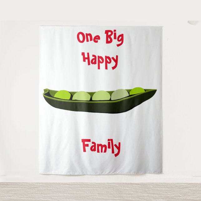 Happy Family Tapestry Wandteppich (Vorderseite)