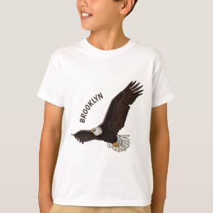 Happy-Fan Glatze Cartoon Illustration T-Shirt