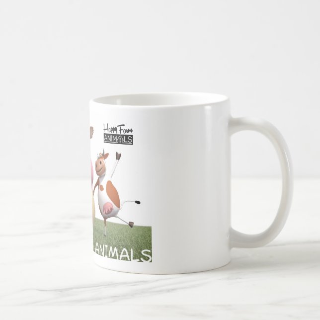 Happy Farm Animal Coffee Mug - Isaak Kaffeetasse (Rechts)