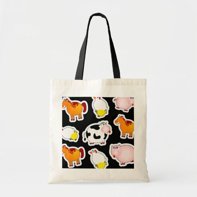Happy Farm Hintergrund, Tasche (Vorne)
