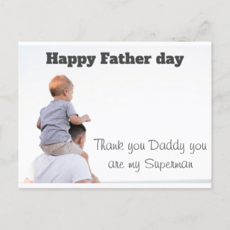 Happy Father Day Postkarte