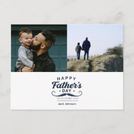 Happy Father’s Day Mustache Tribute Design Postkarte