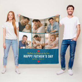 Happy Father’s Day Photo | Personalized Dad Ever Fleecedecke