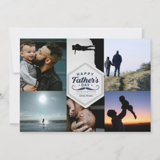 Happy Father’s Day Schnurrbart-Tribut-Design Feiertagskarte