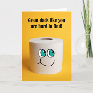 Happy Father’s Day Toilet Paper Humor Feiertagskarte