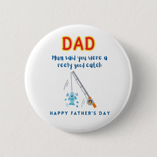 Happy Father's Day Abzeichen Button