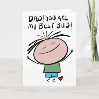 Happy Father's Day - Best Bud Card Karte