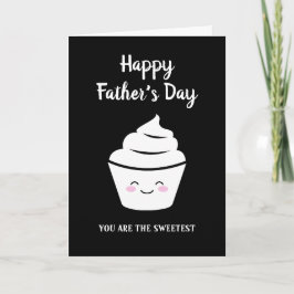Happy Father's Day Card mit niedlichem Kawaii cupc Karte