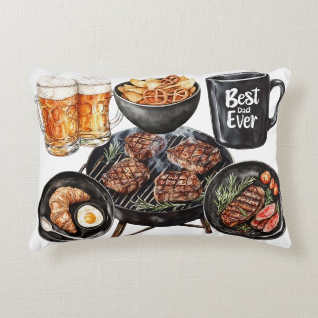 Happy Father's Day Dekokissen (Vorderseite)