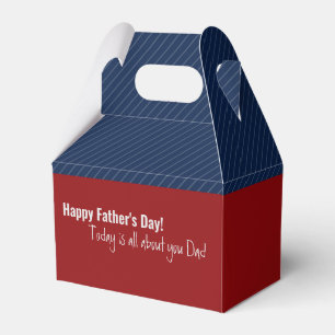 Happy Father's Day Favor Box Geschenkschachtel
