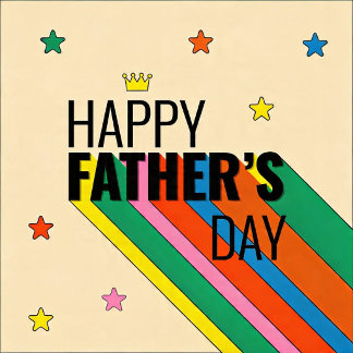 Happy Father's Day Folded Greeting Card Karte