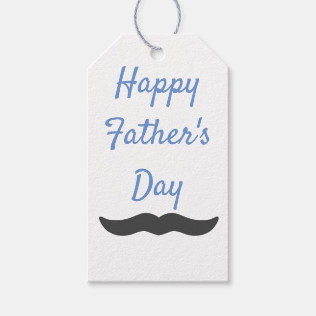 Happy Father's Day-Geschenk-Tag Geschenkanhänger (Vorderseite)