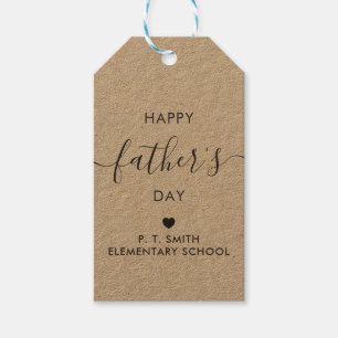 Happy Father's Day Gift Tag, Vater Tag, Kraft Gefa Geschenkanhänger