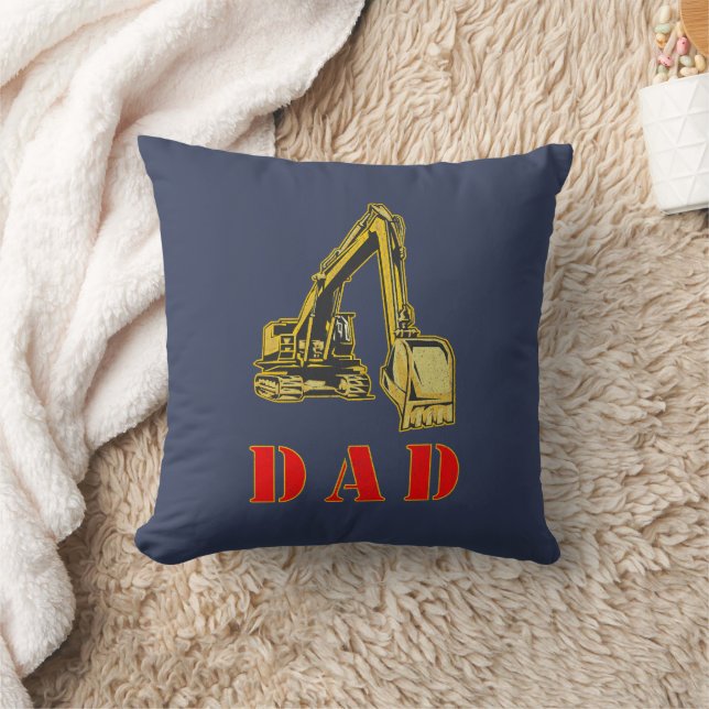 Happy Father's Day Heavy Equipment Builder Vater Kissen (Decke)