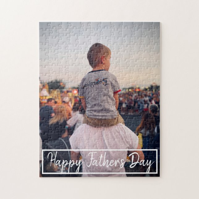 Happy Father's Day Photo Puzzle (Vertikal)
