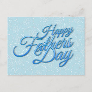 Happy Fathers Day Postkarte