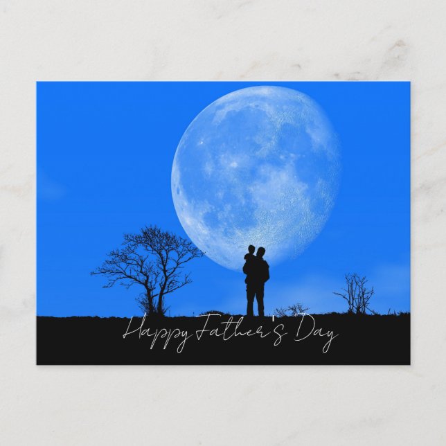 Happy Father's Day Postkarte (Vorderseite)
