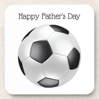 Happy Father's day soccer ball Acrylic Coaster Set Getränkeuntersetzer