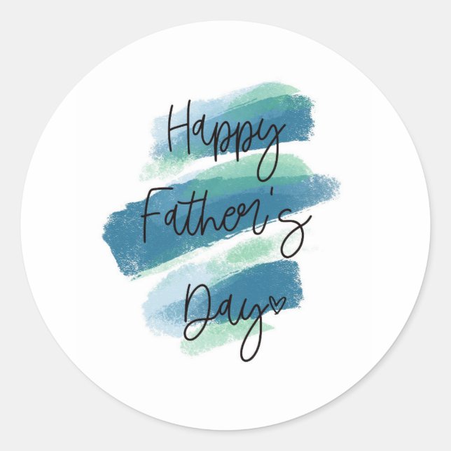 Happy Father's Day Stickers (Vorderseite)