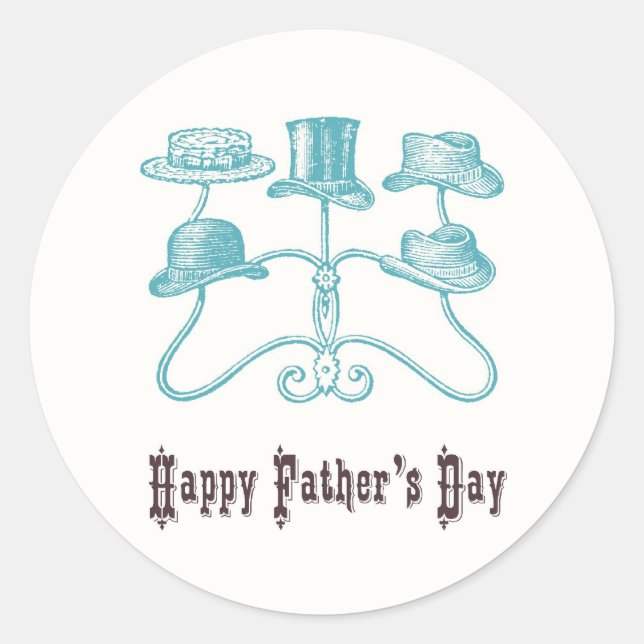 Happy Father's Day Stickers (Vorderseite)