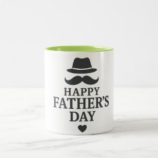 Happy Father's Day Tasse Design - Elegant & Printa