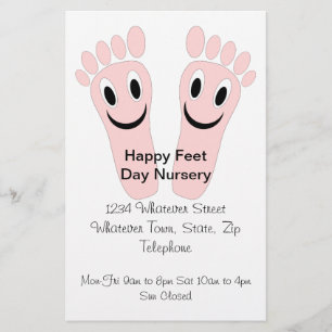 Happy Feet Day Kinderzimmer Flyer