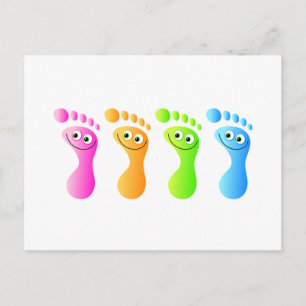 Happy Feet Postkarte