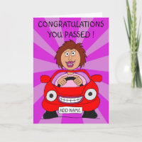 Happy Female Driver Just Passed Driving Test