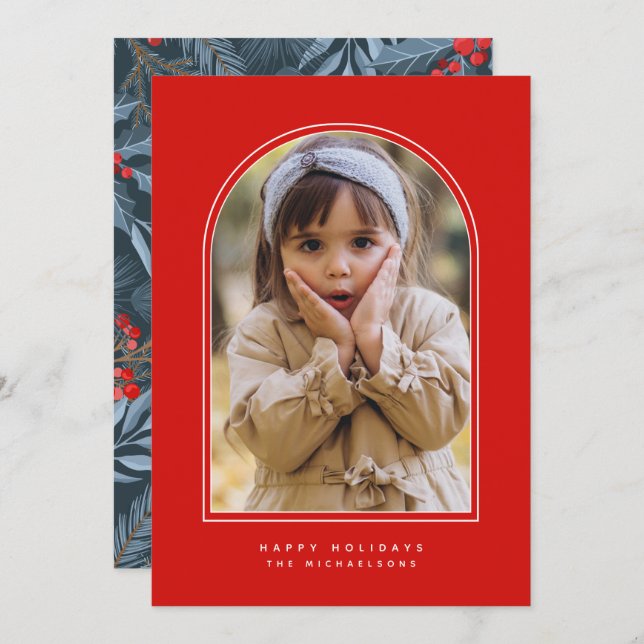 HAPPY FERIEN ARCH Fügen Sie Ihr Foto hinzu (Vorne/Hinten)