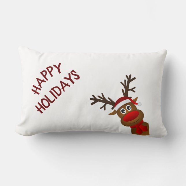 **HAPPY FERIEN** CHRISTMAS PILLOW LENDENKISSEN (Vorderseite)